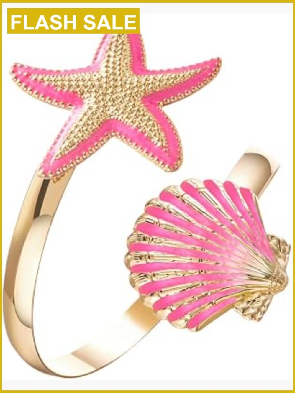 Boho Starfish Arm Cuff Bracelet Statement Upper Arm Jewelry